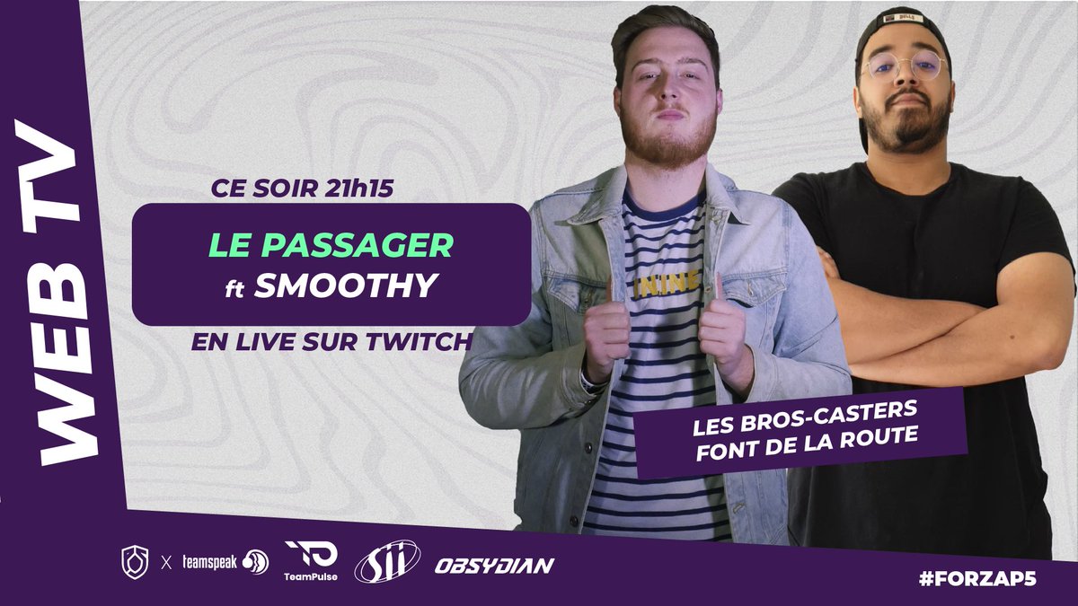 Project5_Esport's tweet photo. ⚪️Live⚪️

Changement de programme ce soir ! 🥴

Il y a des turbulences sur les réseaux de certains de nos joueurs⚡️

Nous avons du faire appel à nos 2 réparateurs en chef, @KewinKiwix &amp; @HSmoothy pour les réparation !👨‍🏭

Retrouver les en live sur la TVP5 !🎥

#ForzaP5 #Pardon https://t.co/q9S4AzO3nY