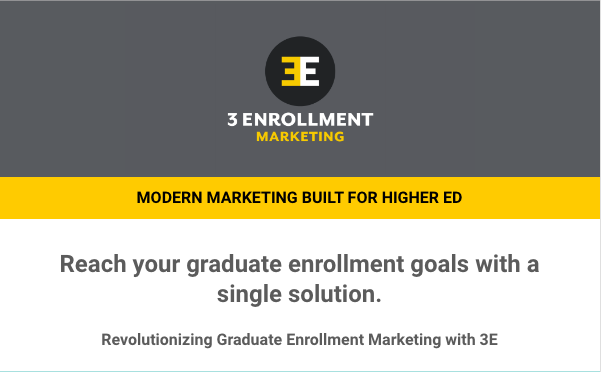 3Enrollment's tweet photo. Join Frank and Laura for a webinar on graduate enrollment on August 24th at 2:00 PM.  https://t.co/huRaxlSIe9 https://t.co/9PnmlgF7r9