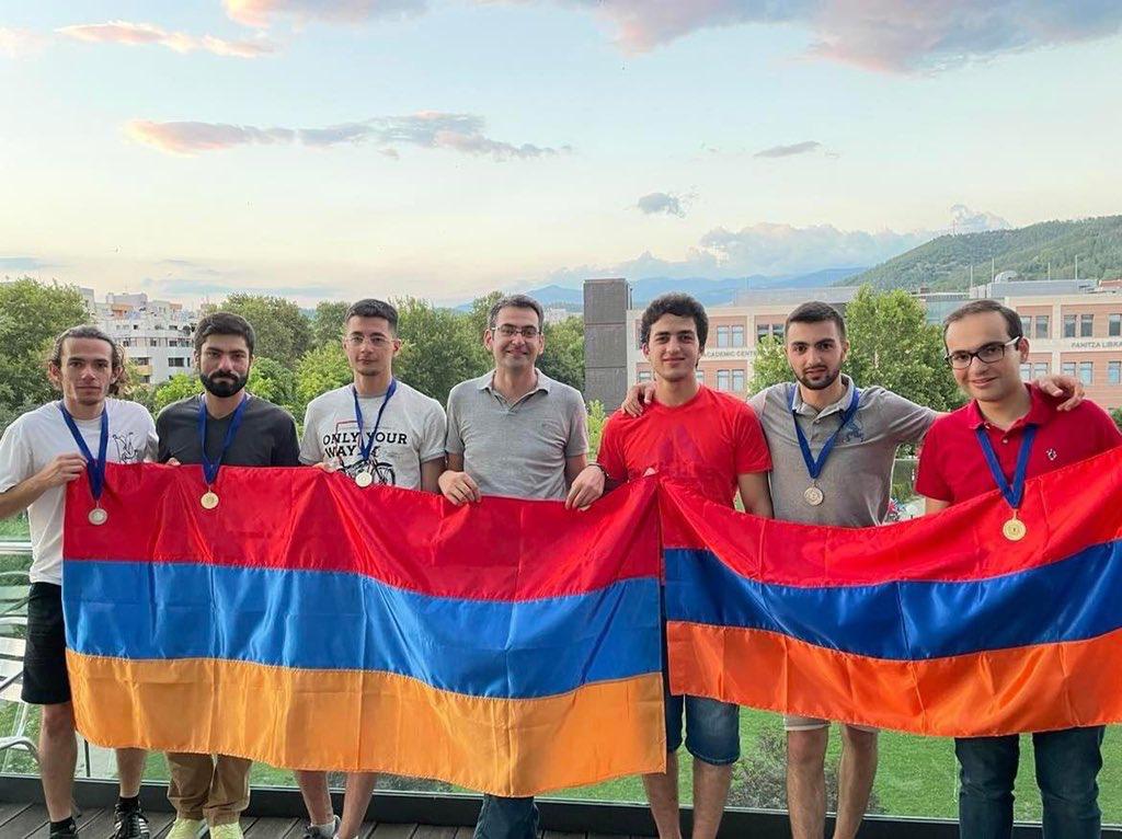 🥇🥈🥉 The participants of the #Armenian team at the International #Mathematics Competition for Students won 3 gold, 2 silver and 1 bronze medals. Congratulations!!! 
#explorearmenia
