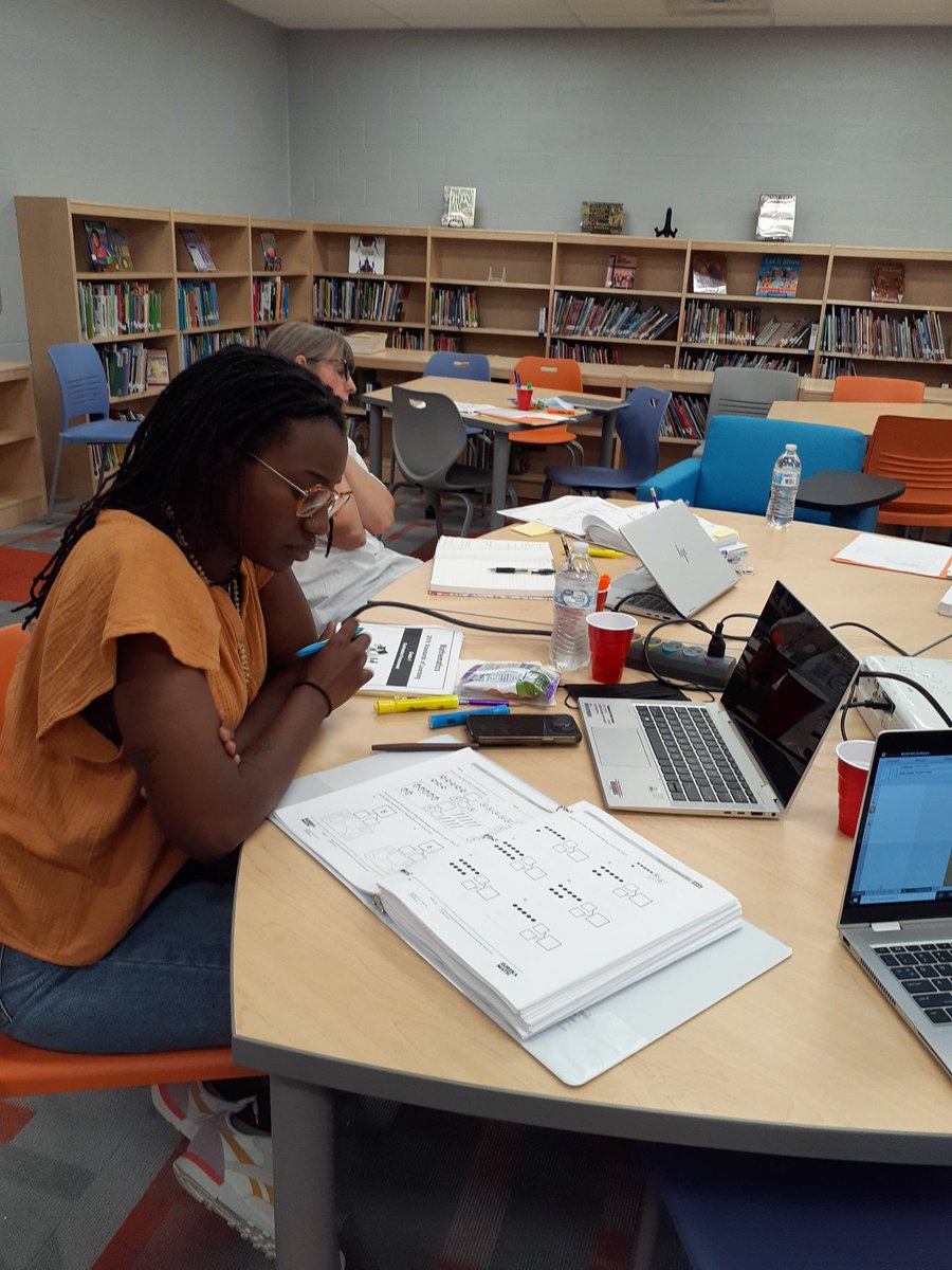 MathWithMsD's tweet photo. Day 1 of Planning for Success: One Strategic Step at a Time! Grade 1 teachers unpacked the Standards, Customized Eureka lessons, did the math and talked about the math. Kudos!!!! https://t.co/qnCttaDjmL
