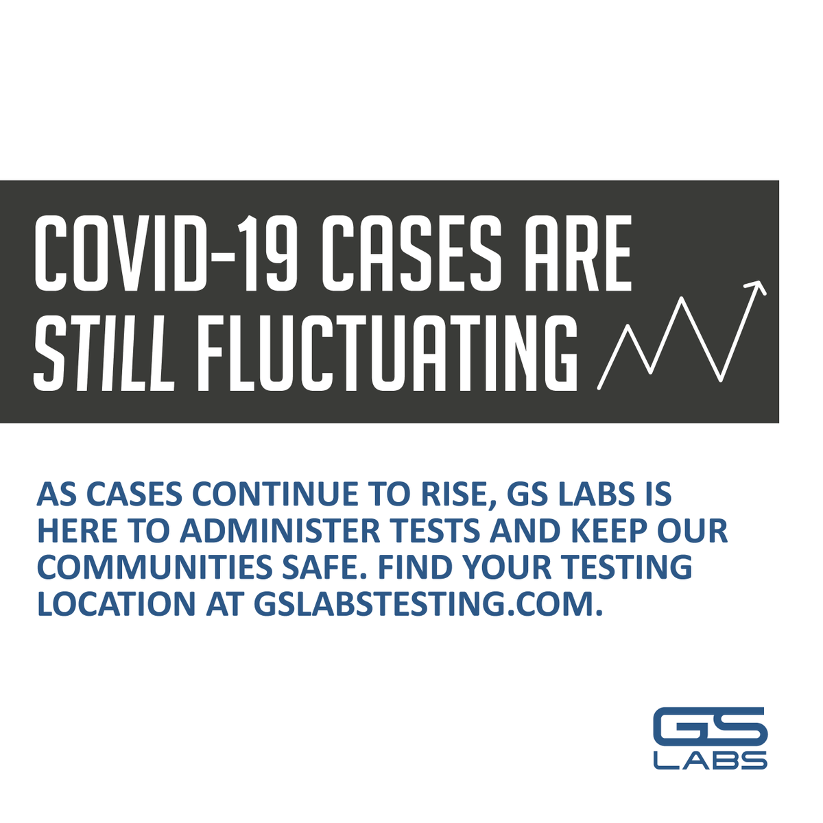 GSLabsTestingUS's tweet photo. As COVID-19 cases continue to fluctuate, it is important to help slow the spread in your community through continued testing.

Visit our website to schedule a COVID-19 test today. ⬇️
📲 https://t.co/uobcl2ztqm https://t.co/mI0N8WLdAe