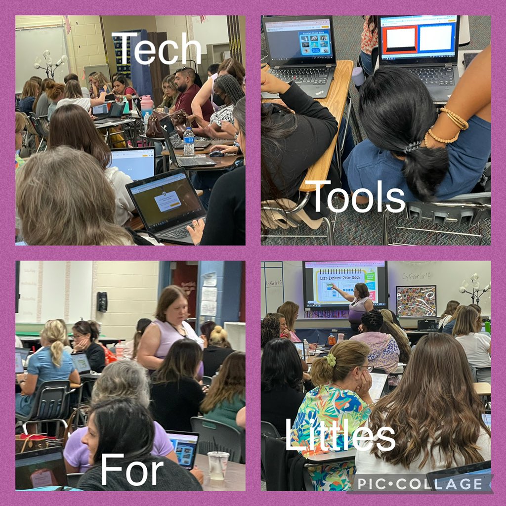 CFISDPK1's tweet photo. Primary teachers are learning some new tech tools for the littles!!  This session is a full house! Debbie Tannebaum is showcasing what littles can do! @TannenbaumTech @CFISDPK1 @CyFairISD Thank you for your expertise! https://t.co/CqRxlcQWzr