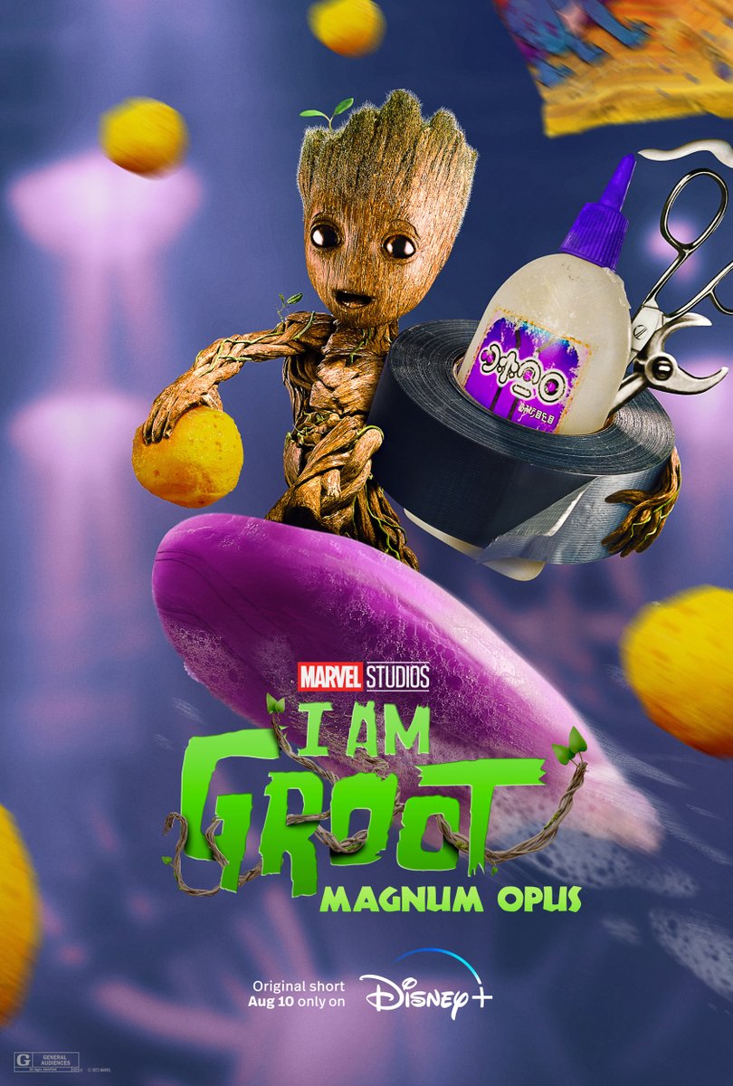 Marvel's tweet photo. Few words, lots of adventures. 🌱
 
Start streaming Marvel Studios’ #IAmGroot, a collection of five Original shorts, tomorrow on @DisneyPlus: https://t.co/UhsxITlIDT (2/2) https://t.co/j1h4Mk87T5