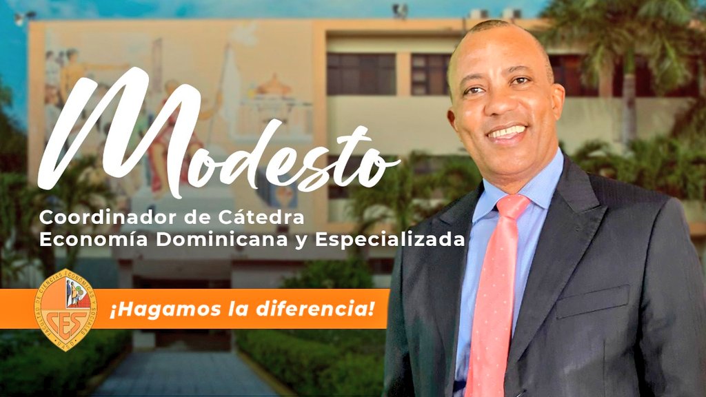 editarods's tweet photo. Porque la coordinacion de catedra puede ser diferente...!  Modesto Coordinador Economía Dominicana y Especializada @EcnUASD @ModestoLpez6 https://t.co/oUbO5mZnH5