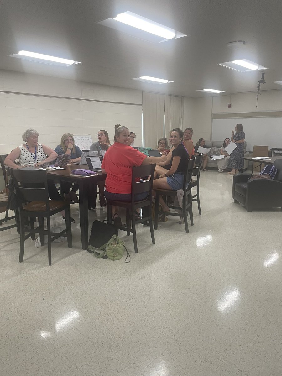 sproulla's tweet photo. This is what commitment to our youth looks like. Teachers spending their summer at @HooverWAWM , looking at way to make it the best school for our students, families, and staff! #wawmproud #hooverwawm #educatorsrock https://t.co/0pgVZD2tiW