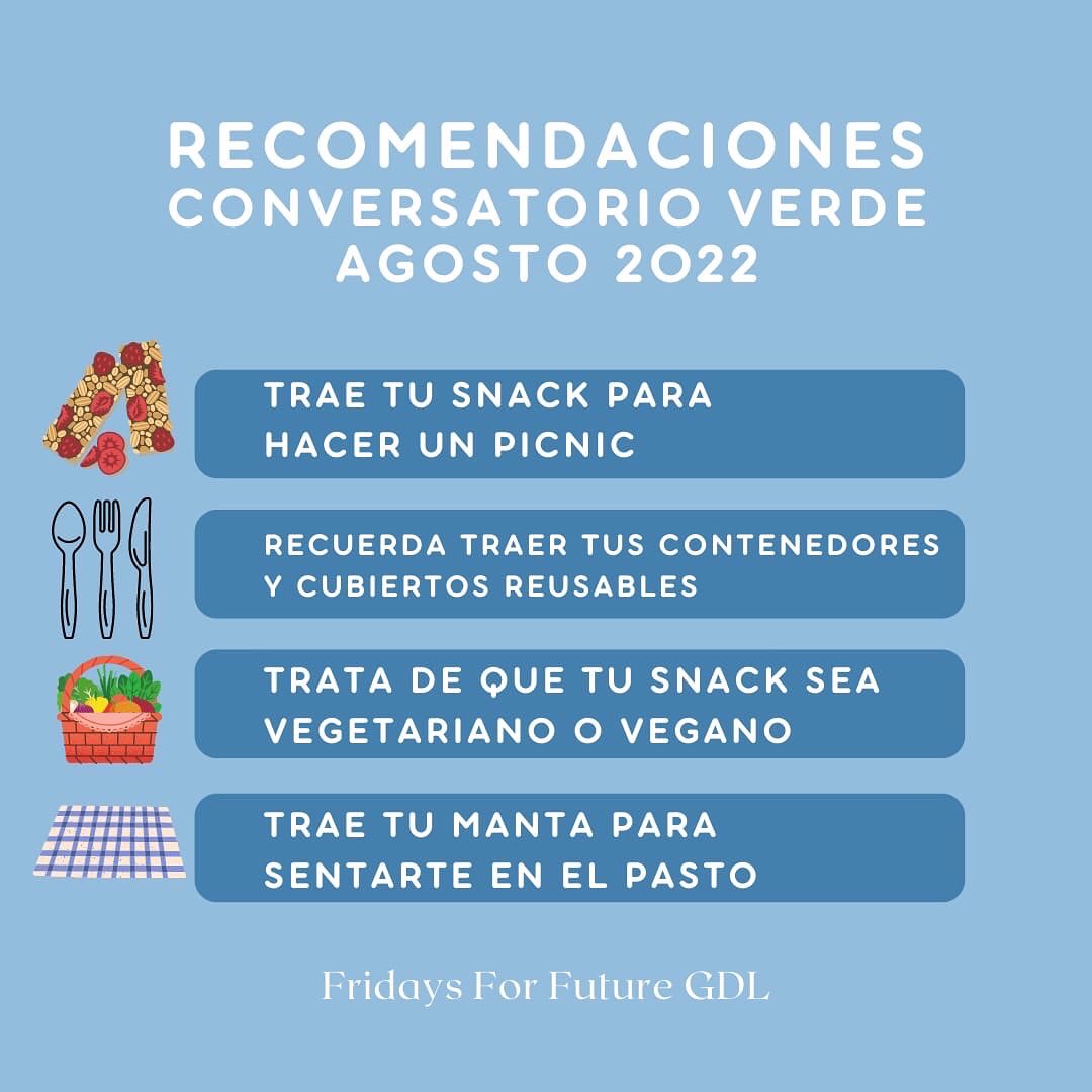 El conversatorio verde ya está a la vuelta de la esquina 🤩 los vemos este viernes en el parque metropolitano. Les dejamos las recomendaciones en la segunda imagen ✨💚
