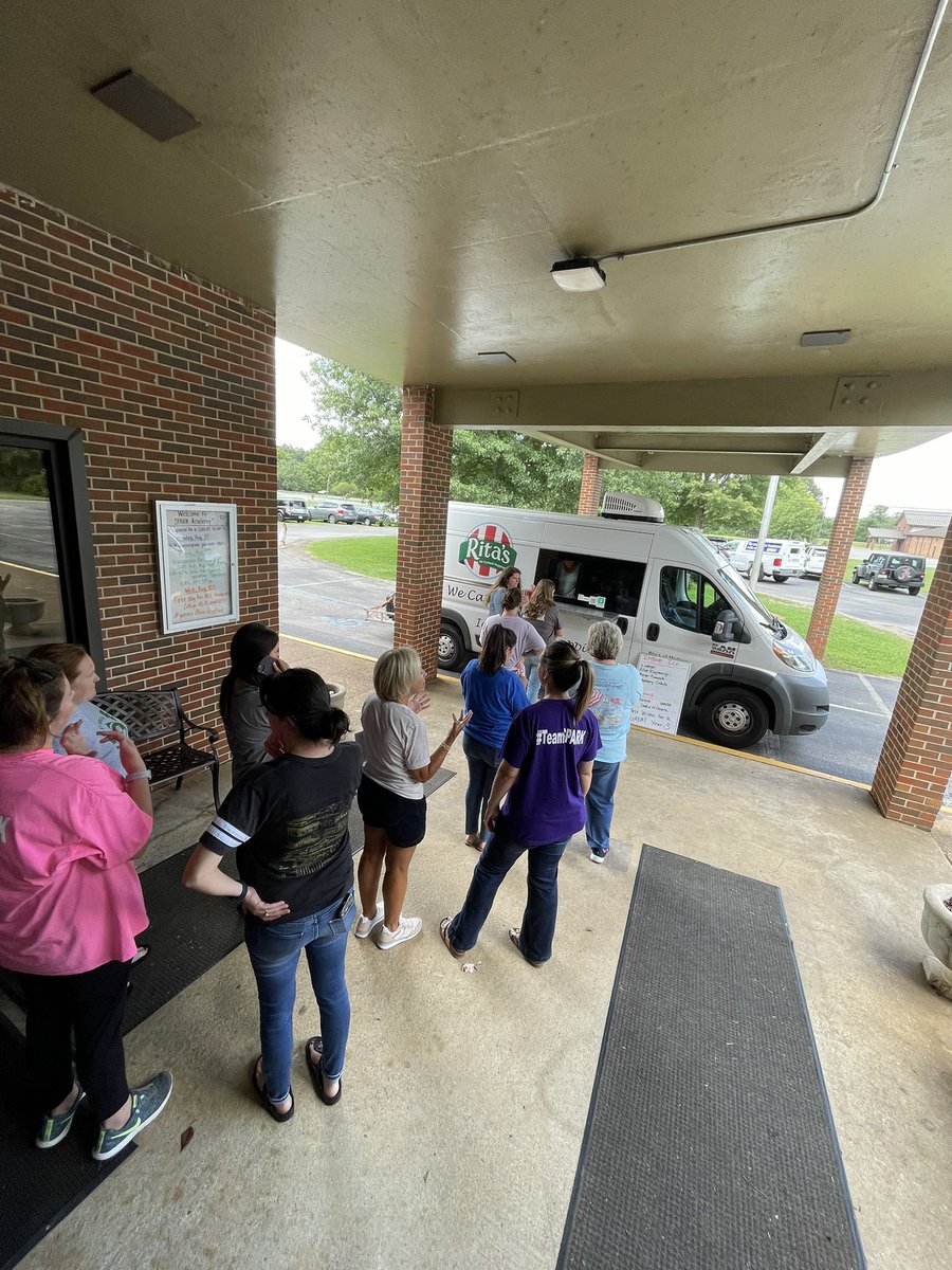 Nothing like getting a visit from Rita’s to end the day!  <a href="/RitasItalianIce/">Rita's Italian Ice</a>