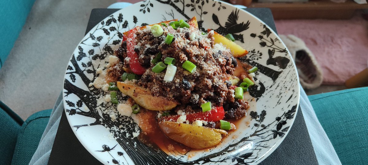 JLSoryu's tweet photo. Today's @HelloFreshUK meal, Mexican Style Beef Loaded Wedges. Really enjoyed this one, easy to cook and not something I'd normally go for :) #HelloFreshSnaps https://t.co/YspP6uTjkM