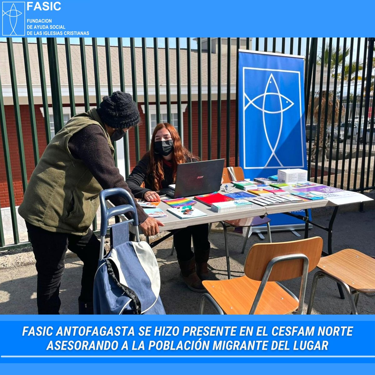 FASICDDHH's tweet image. 👥#FASIC Antofagasta se hizo presente en el CESFAM Norte asesorando a la población migrante del lugar ✅fasic.cl/wp/2022/08/fas…