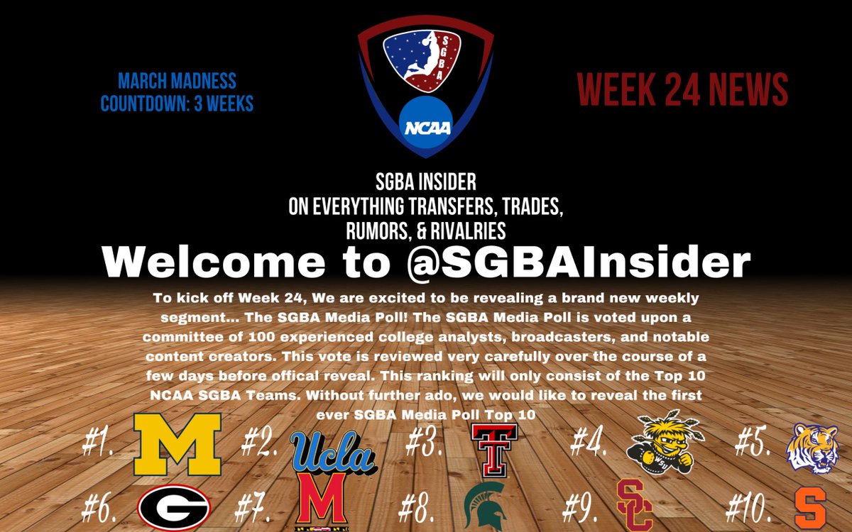 SGBA Insider tweet media