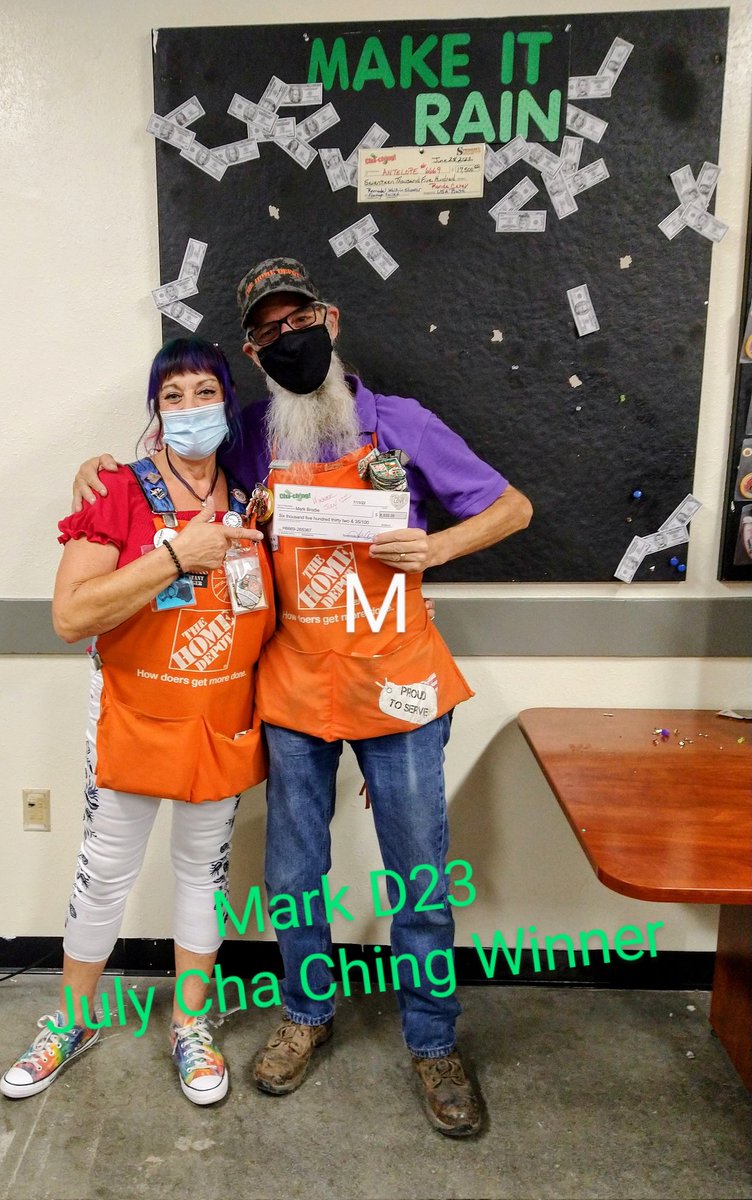 We have a winner!! Mark D23 Specialist is Antelopes July '22 ChaChing Check winner. 
Mark is making it rain in Antelope.
#D172Proud
#PacNorthProud
#ChaChing6669