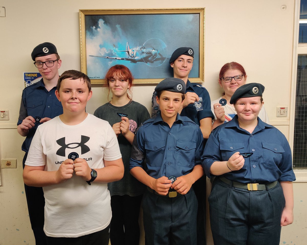 Congratulations to Sgt Howells on his deserved promotion and cadets who have gained their Essential First Aid and Blue Aviation badges over the last few weeks.