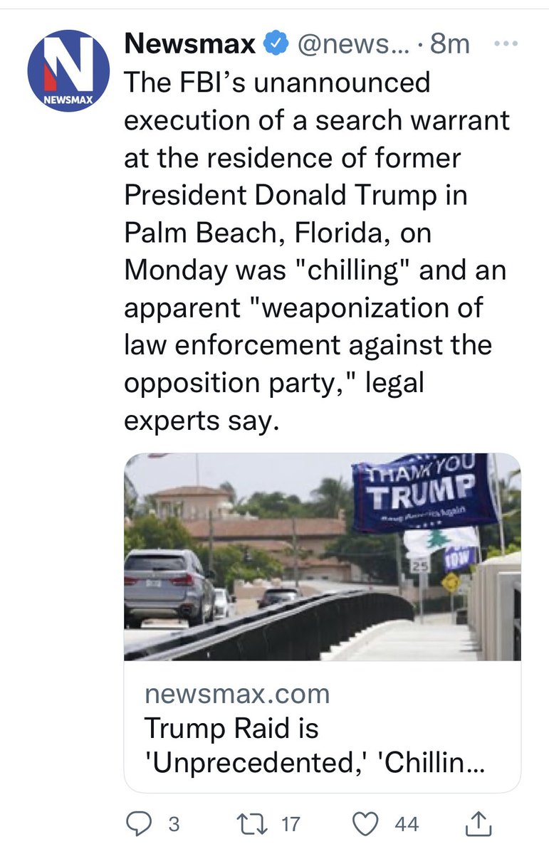 Since deleted tweet. It seems that Trump and his accomplices that were chanting “Lock him/her up” are the ones that will be locked up