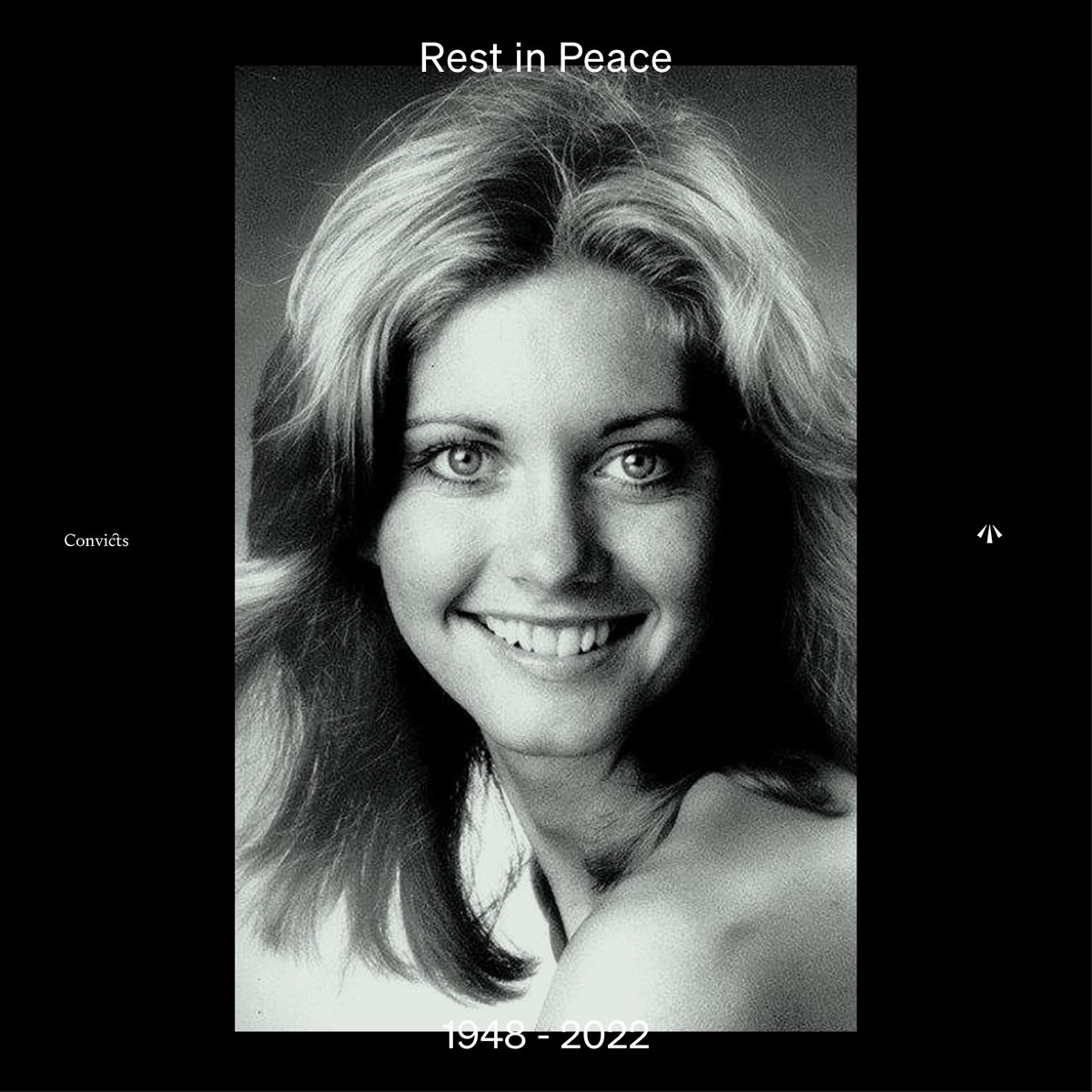 We have lost Olivia Newton-John, one of the greatest Aussie icons and deeply beloved world-wide. Her unforgettable spirit will live on through her work. Please check out the Olivia Newton-John Cancer Research Institute (onjcri.org.au) and consider donating 🖤