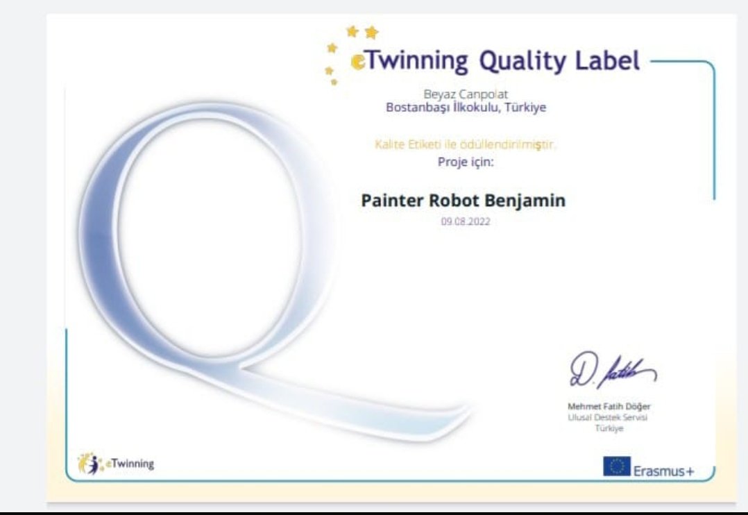 eTwinnning projesinde Kalite Etiketi Ödülü alan okulumuz sınıf öğretmeni Beyaz CANPOLAT ı ve öğrencilerini tebrik ediyoruz.