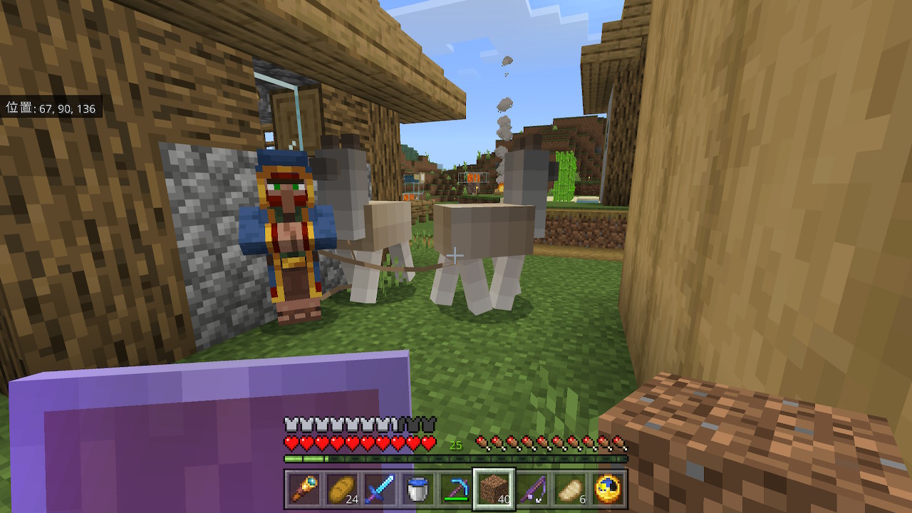 Opo Opo 1 19 にアップデートされた 行商人のラマが怖くなった 村人が職業別の服を剥かれた 無職の達人が現れた Minecraft マイクラ マインクラフト Nintendoswitch T Co Q3rirnl4cc Twitter