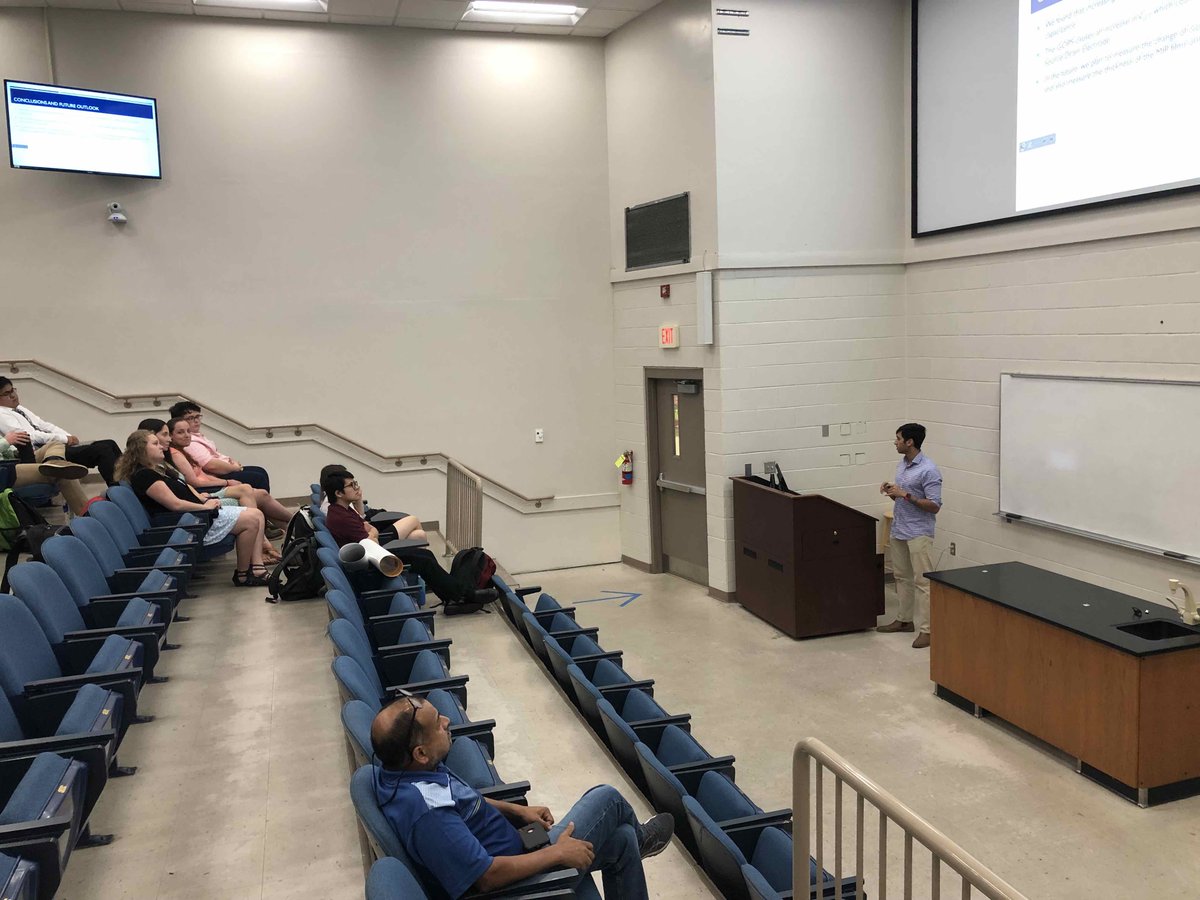 SongGuoUSM's tweet photo. 2022 USM Chem REU final oral presentation. Impressed with how well our cohort has grown as a chemist during the summer! Part 1. #USMChemREU https://t.co/56jNKvQGcu