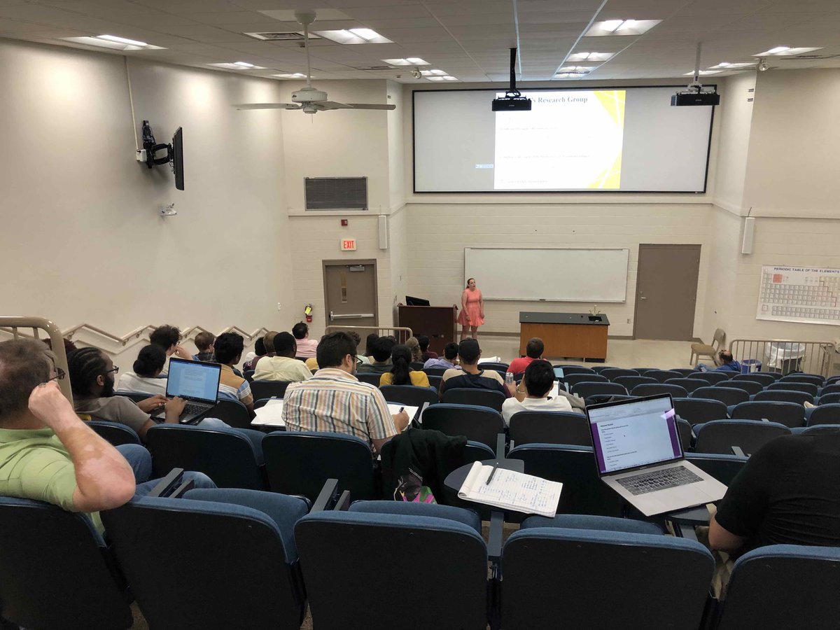 SongGuoUSM's tweet photo. 2022 USM Chem REU final oral presentation. Impressed with how well our cohort has grown as a chemist during the summer! Part 1. #USMChemREU https://t.co/56jNKvQGcu