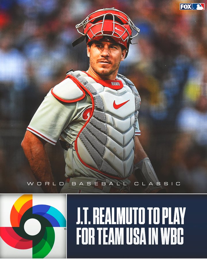 J T Realmuto Named To World Baseball Classic 23 Team Usa Roster Philly Sports