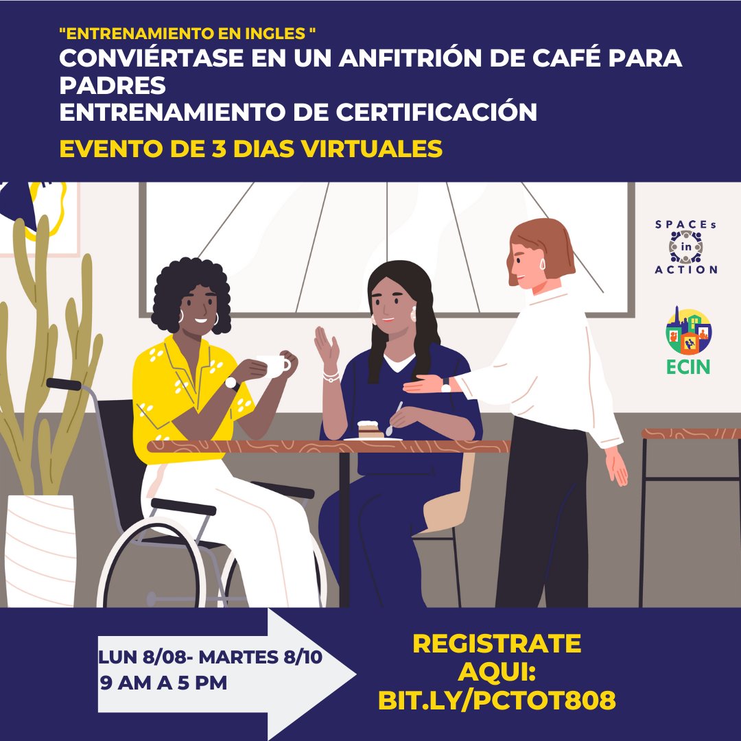 SPACEsInAction's tweet photo. Today is the second day of our Parent Cafe training! All parents and guardians are welcome to join. Hope to see you there! #ParentCafe #EventsInDC #ParenthoodinDC #ParentLife #DC #VA #MD https://t.co/CgkWwvWak9