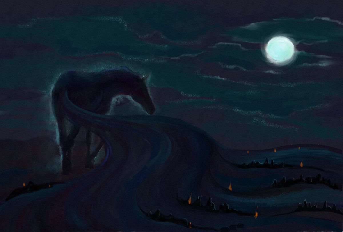 naevnaja's tweet photo. Ночная кобыла
для fandom Horses 2022
#FandomBattle #fanart #Мельница https://t.co/KeQZ4EoSiF