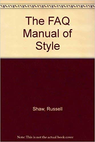 Take a trip down memory lane - What was your very first @amazon order? Mine was The FAQ Manual of Style in (yikes) 1996, which I used to guide me as the then-documentation writer for @wsj's first online help section. Great memories of the wild, early days of the internet!