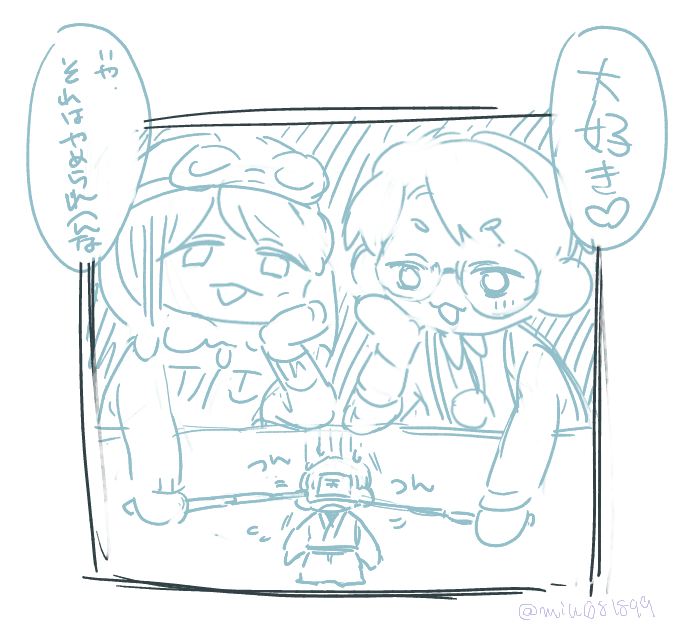 これのラフ案です( ˘ω˘ ) https://t.co/HzzIQgiQ0S 