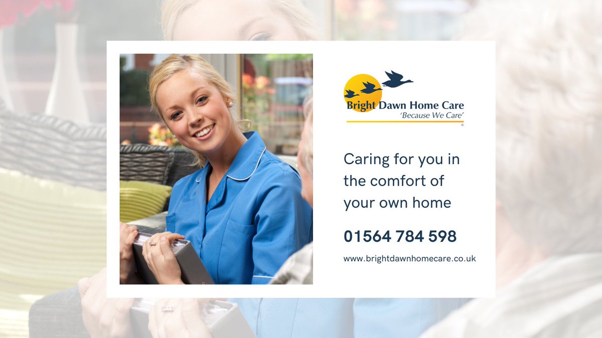 Whether you're looking for daily visits or live-in care, Bright Dawn Home Care will create a Care Plan based around your individual needs. Our ethos is to provide the best quality and consistent care service to our clients, each and every day. Tel: 01564 784 598
#solihullhour