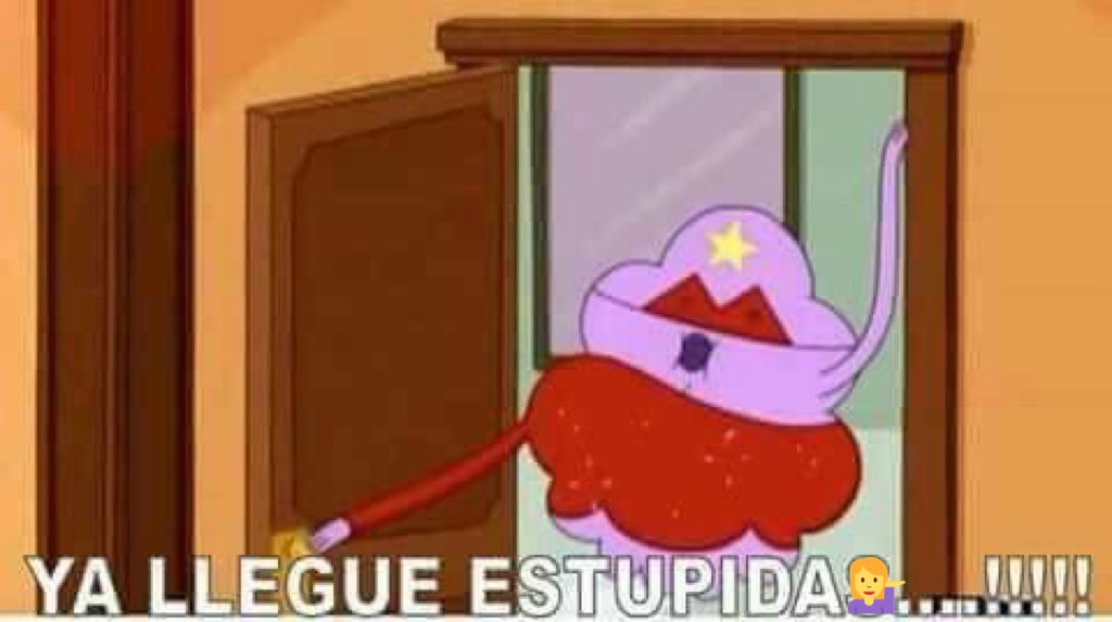*Pamela llorando todo el fin de semana* 
Mi periodo: