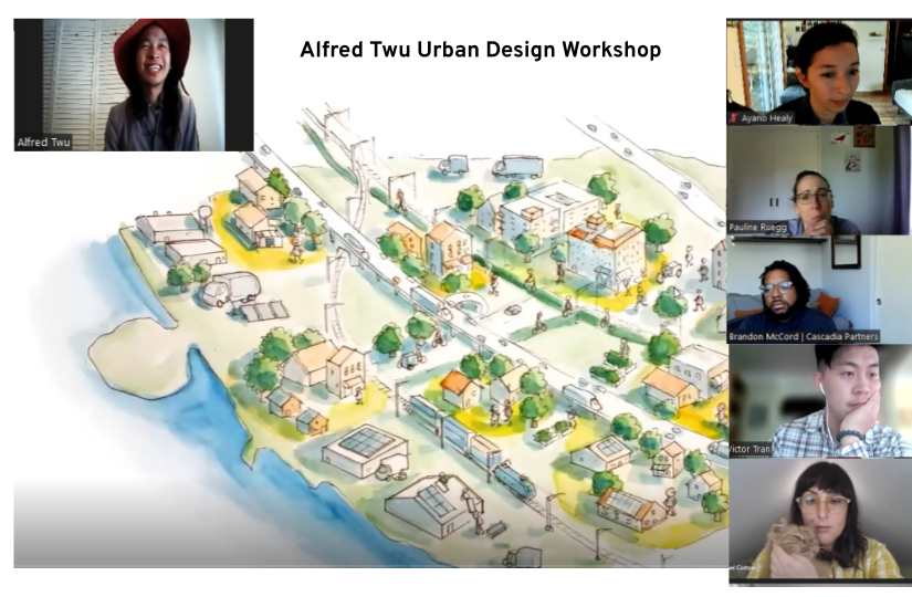 Thanks to the wonderful <a href="/Alfred_Twu/">Alfred Twu</a> for facilitating a Photoshop Rendering workshop with our Urban Design team! Alfred is an artist, architect, planning commissioner, and public transit advocate whose work inspired us to reach out! #UrbanDesign #AdobePhotoshop