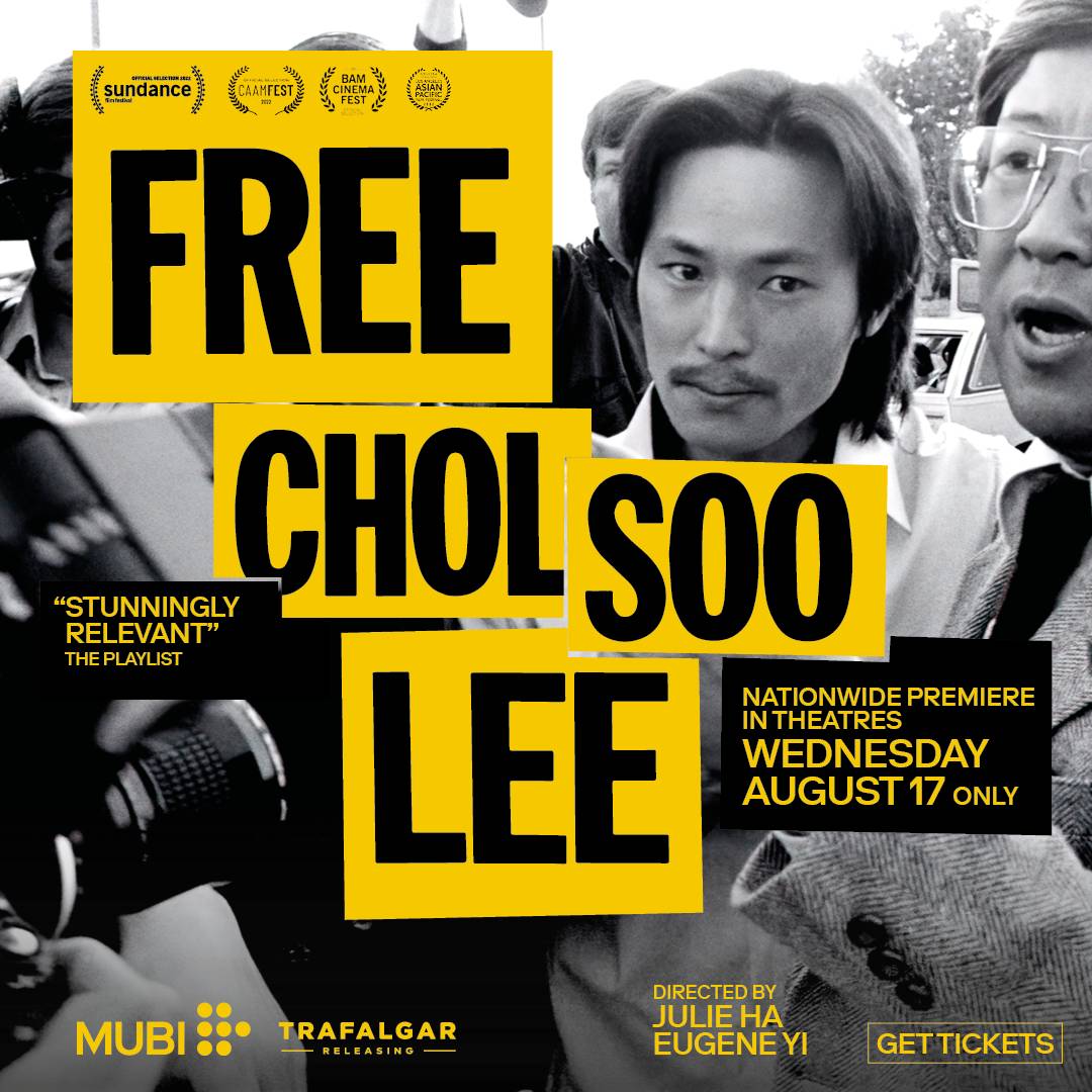 yPeterKang's tweet photo. Everyone check out my former colleagues Julie Ha and Eugene Yi’s riveting documentary FREE CHOL SOO LEE. The Sundance doc screens nationwide for one night only on Wednesday, August 17. Tickets at https://t.co/JjVg2ofL4l https://t.co/2EhKjiep4c