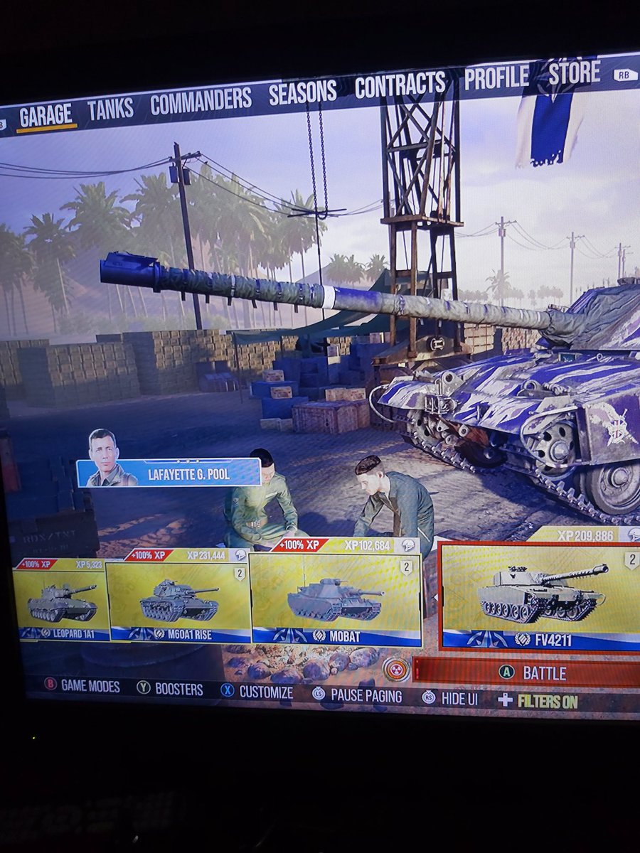 PFord27's tweet photo. After me playing 111 games in this tank I've finally 1 marked it https://t.co/Ggk0Oz9RDf