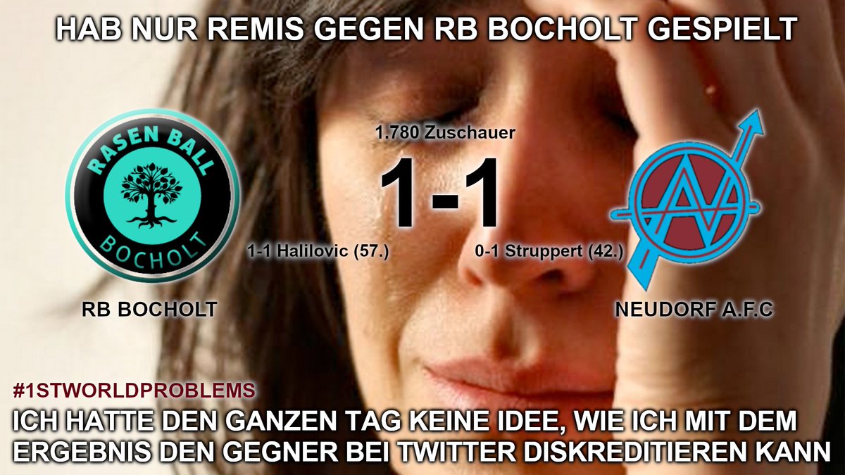 NeudorfAFC's tweet photo. Am 10.Spieltag gab es nur ein 1-1 gegen RB Bocholt.
Da hatten wir uns eigentlich mehr erhofft.
Mund abwischen, weiter geht es!
#NAFC #onlineliga #antisocialclub https://t.co/SuGrEb4pME