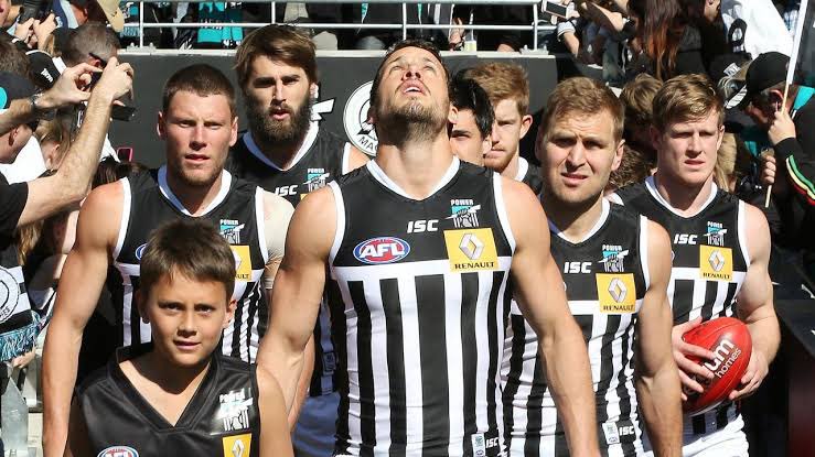 Anyone who can’t work out Heritage &amp; Tradition = 31 premierships in the Prison Bars has got rocks in their head.
This is <a href="/PAFC/">Port Adelaide FC</a> Port Adelaide’s guernsey no one else’s.
Any other suggestion is disrespectful &amp; rubbish #BringBackTheBars
2 x a year in Adelaide vs Adelaide