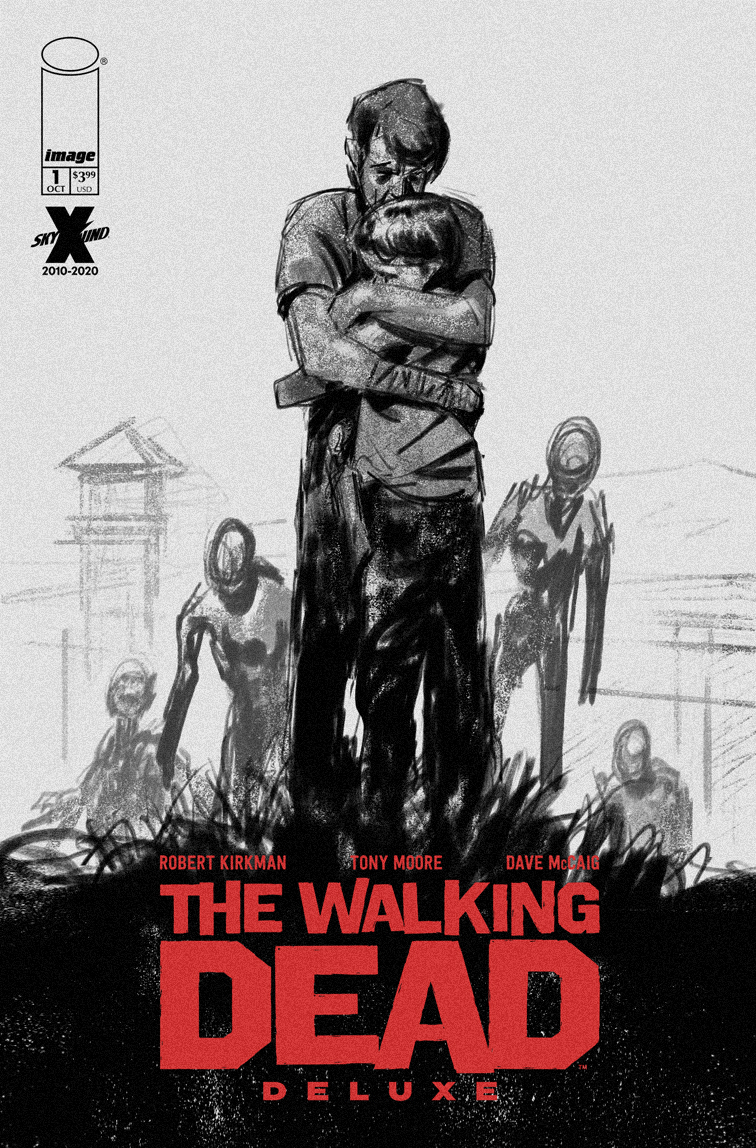 Cover Sketches for "The Walking Dead - Deluxe" #48. 