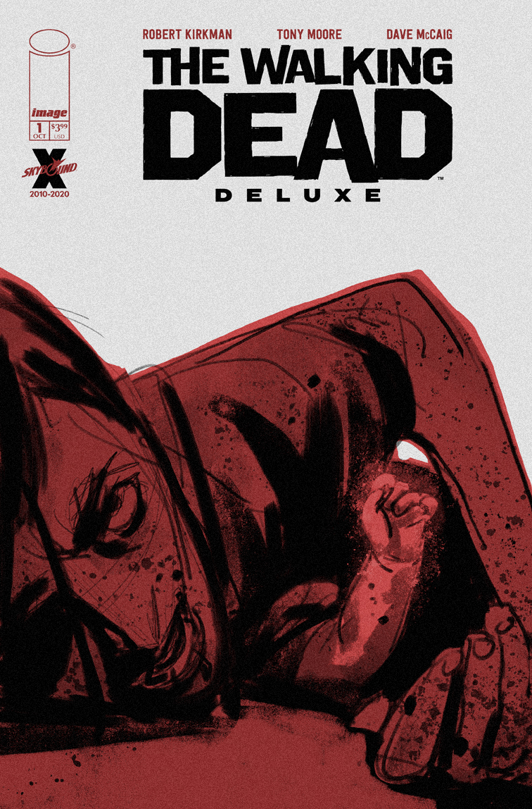 Cover Sketches for "The Walking Dead - Deluxe" #48. 