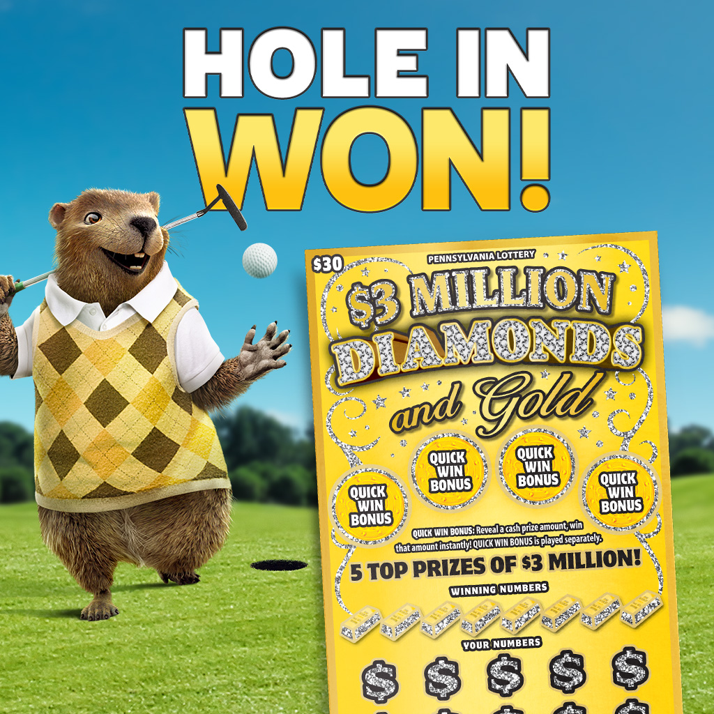 $3 Million Diamonds and Gold offers top prizes of $3 million! bit.ly/3dcdVlL  #PALottery #KeepOnScratchin