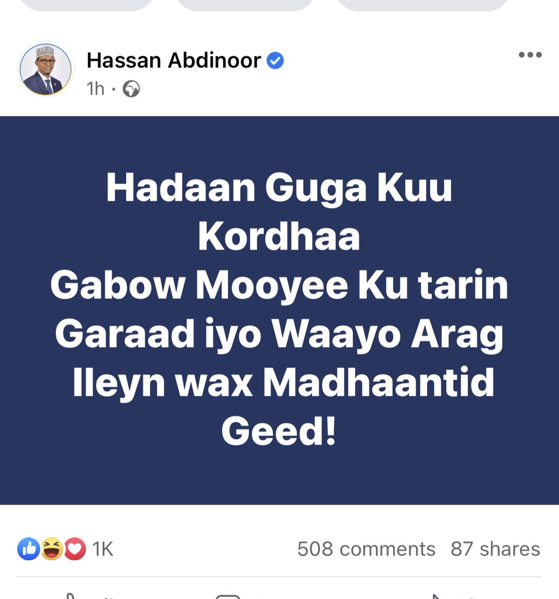 Hassan Abdinoor (@HonAbdinoor) on Twitter photo 2022-08-09 20:01:01