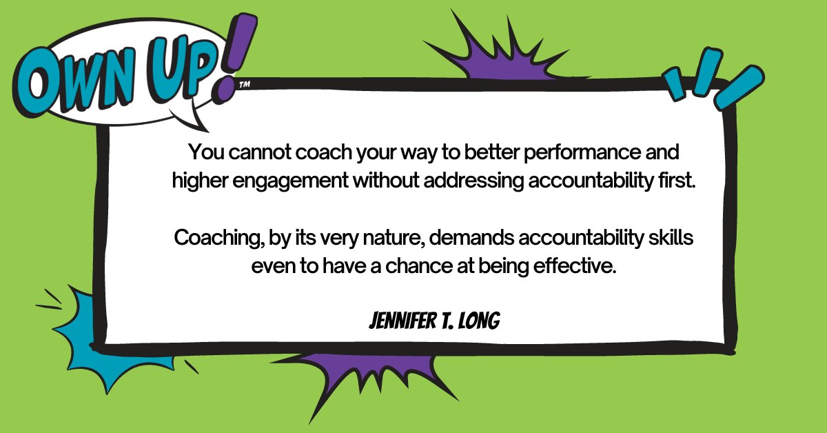 LicenseToSkill's tweet photo. If your organization is going to be successful at developing people, building skills and capability, or changing behaviors, you cannot get there with feedback alone. You must first build capability around #accountability, then see what your coaching efforts bring to bear. https://t.co/6ILE0J9kxG