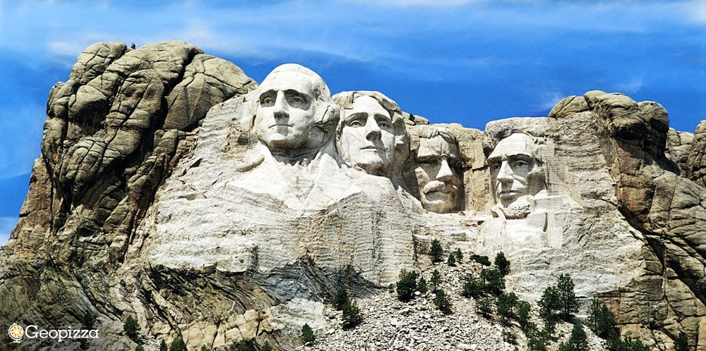 Geopizzza's tweet image. Conhece a história do Monte Rushmore, nos EUA? 👇 🥵

1912 | 2022