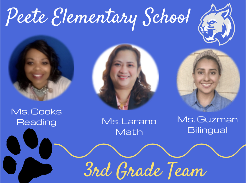 Meet our 3rd Grade Team!  #PeeteProud