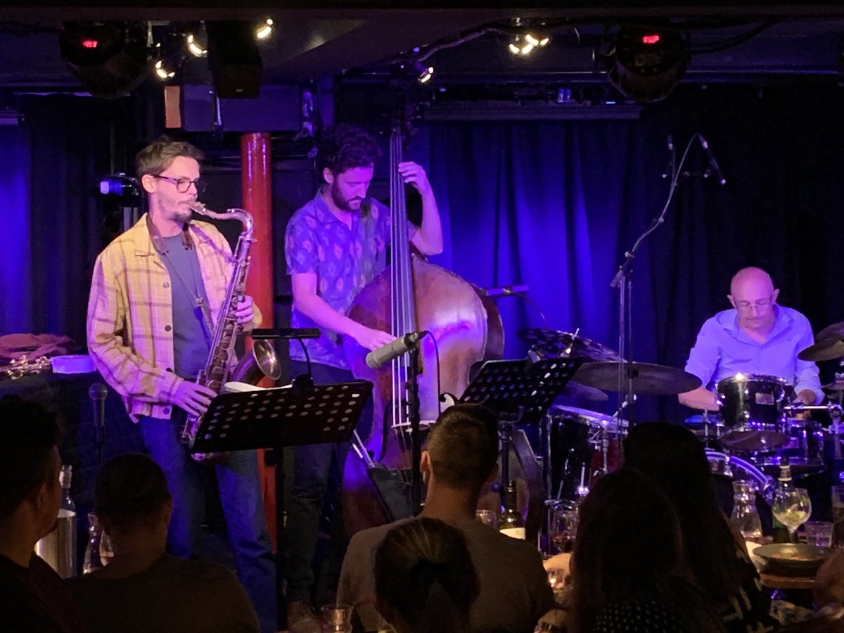 Album launch for @partikel_trio tonight at @pizzajazzclub . A band which constantly surprises and quietly re-invents itself and is close to so much else that happens on our scene. Review tomorrow.