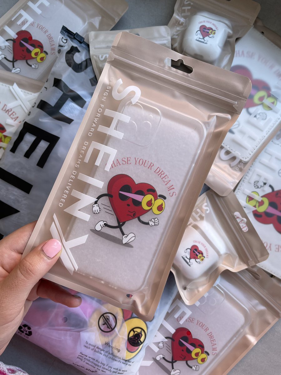 bycharlottel's tweet photo. Wow! Look what arrived in the post this morning 🤩 

Thrilled to announce the Shein x Charlotte Louise collection is now available online!! 

I was so excited when asked to collab with @SHEIN_Official to create this cheeky chap for a new accessory and clothing collection. https://t.co/ItRE51HZ87