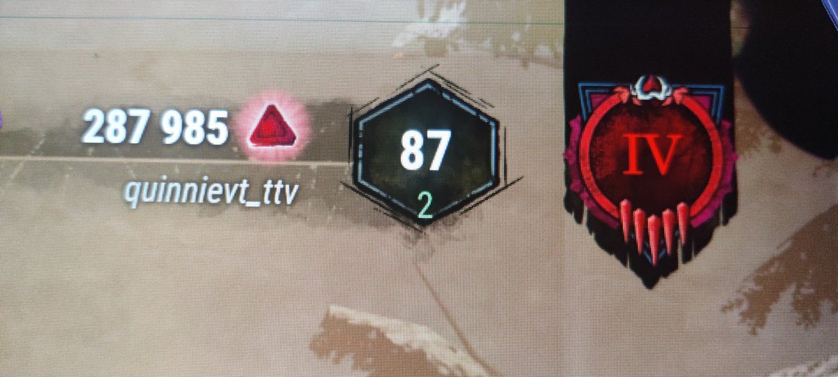QuinnieXoXo_'s tweet photo. Your girl finally hit red in DBD!!! I am so fucking happy. I haven't hit this by myself and this is a HUGE  accomplishment for me!! 🥺😭❤️ 
#dbd #Vtuber #redrank https://t.co/DaX4y5uUwt