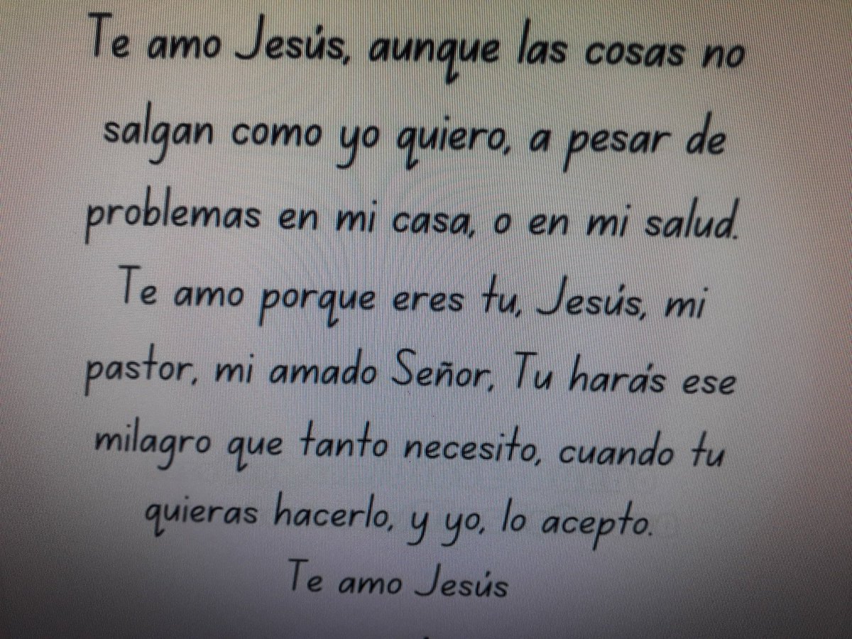 Especialmente a Jesús el dueño de nuestras vidas .