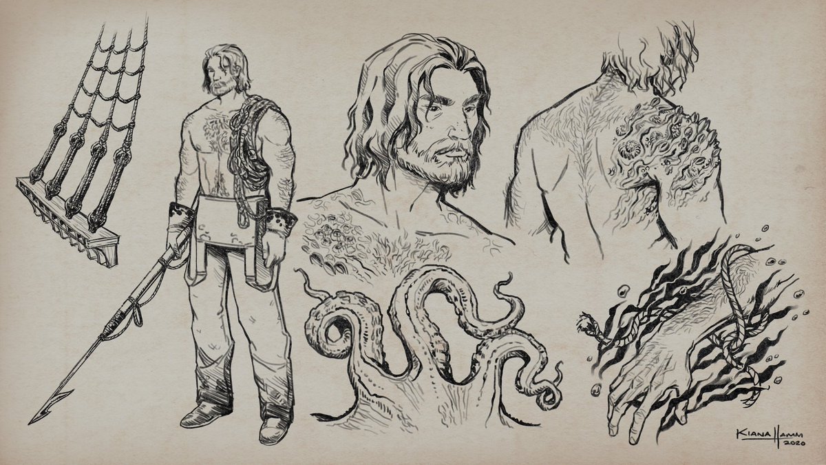 kiana_hamm's tweet image. in a nautical horror mood (again)