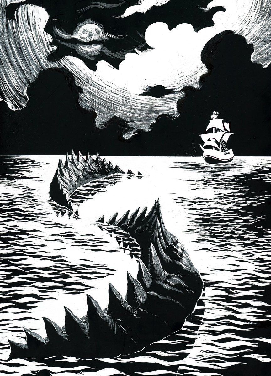 kiana_hamm's tweet image. in a nautical horror mood (again)