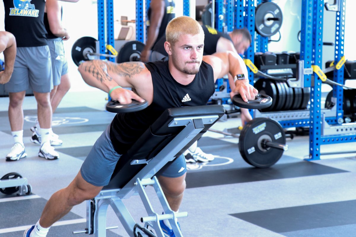 Working just as hard off the field as well! 

#BleedBlue302 | #BlueHens | #BuckleUp