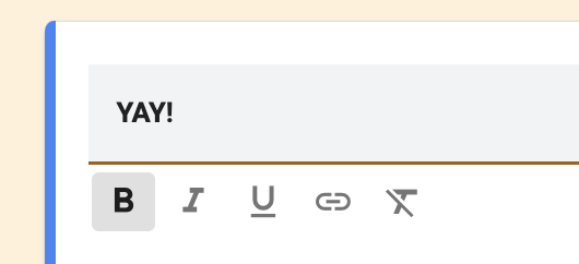 CassSchilp's tweet photo. Rich text formatting and hyperlinks now available in Google Forms! 🎉 https://t.co/WqAPcAo16e