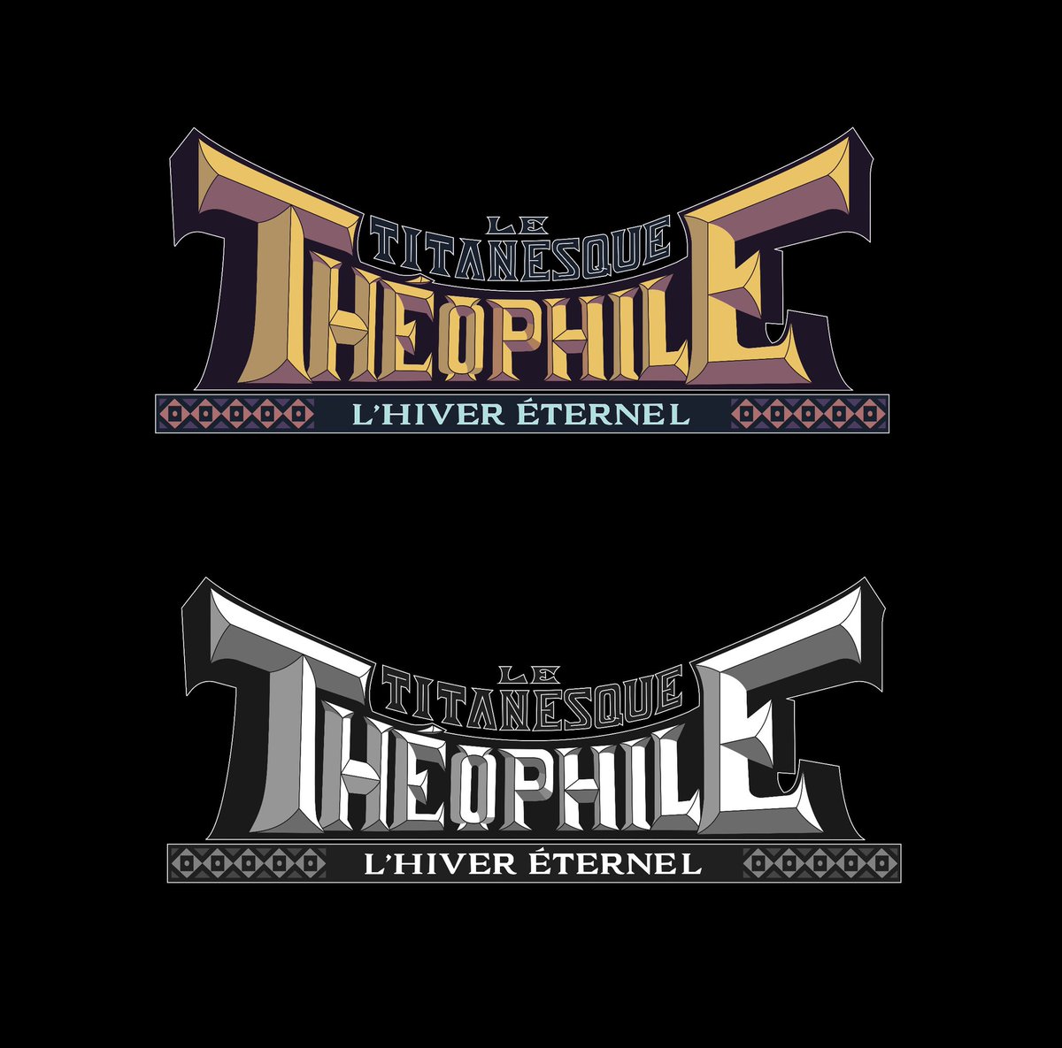 RENT-A-PABLO (@rentapablo) on Twitter photo ‘THE TITANESQUE THEOPHILE: The Eternal Winter’ French & English title design for <a href="/DjibrilMP/">Djibril M-P</a> ‘s Epic Comic Project! ‘THE TITANESQUE THEOPHILE: The Eternal Winter’ French & English title design for <a href="/DjibrilMP/">Djibril M-P</a> ‘s Epic Comic Project!